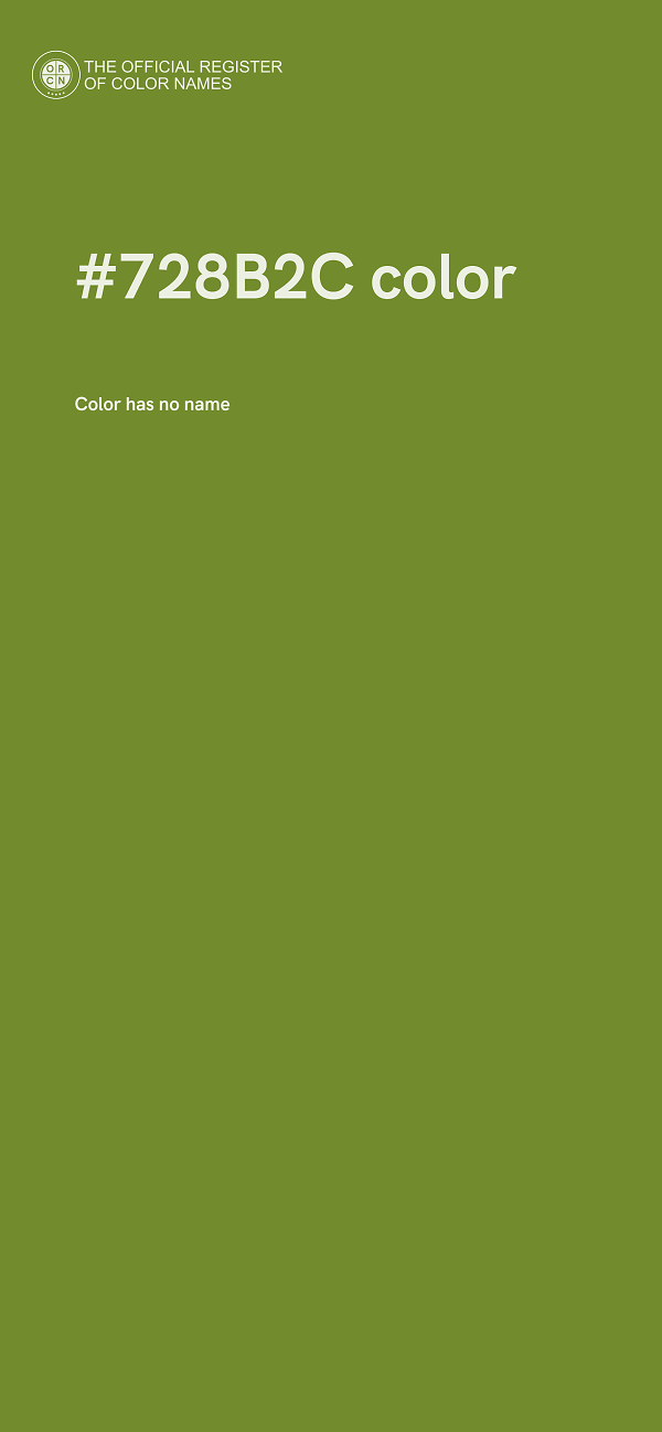 #728B2C color image