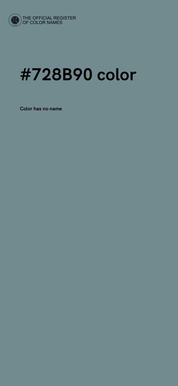 #728B90 color image