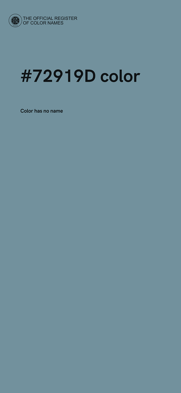 #72919D color image