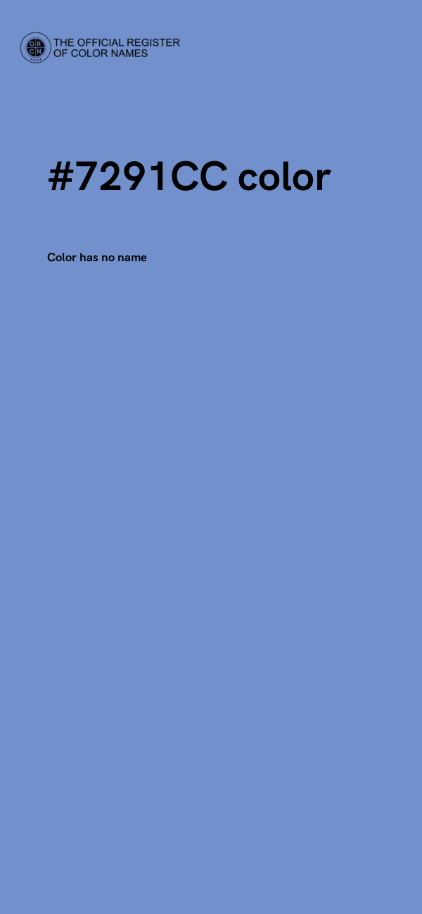 #7291CC color image