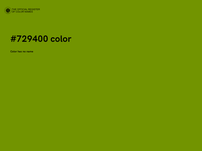 #729400 color image