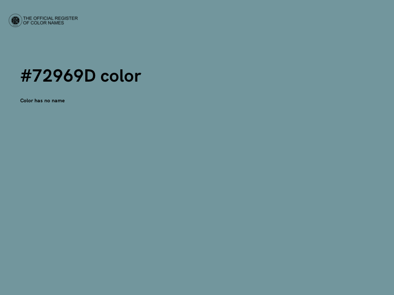 #72969D color image