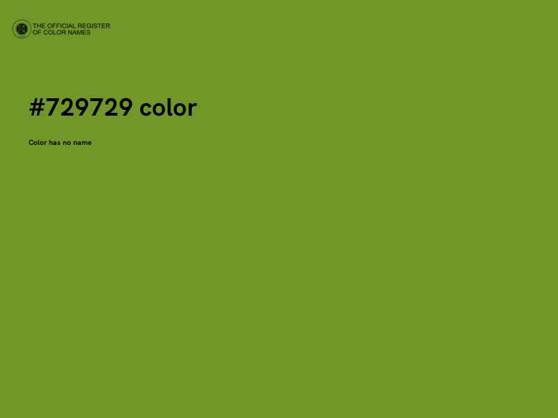 #729729 color image