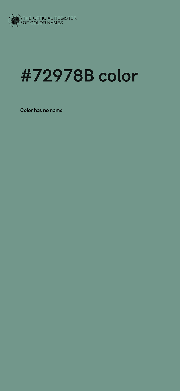 #72978B color image
