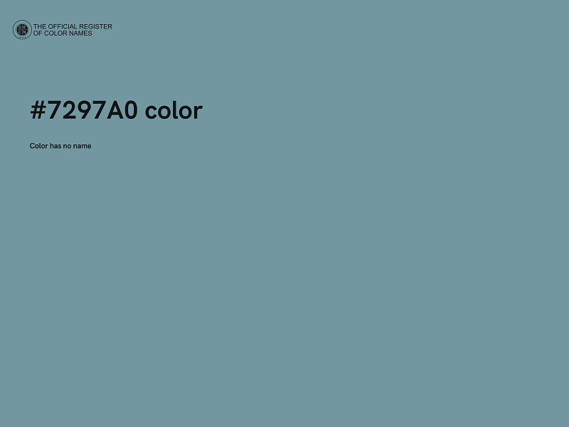 #7297A0 color image