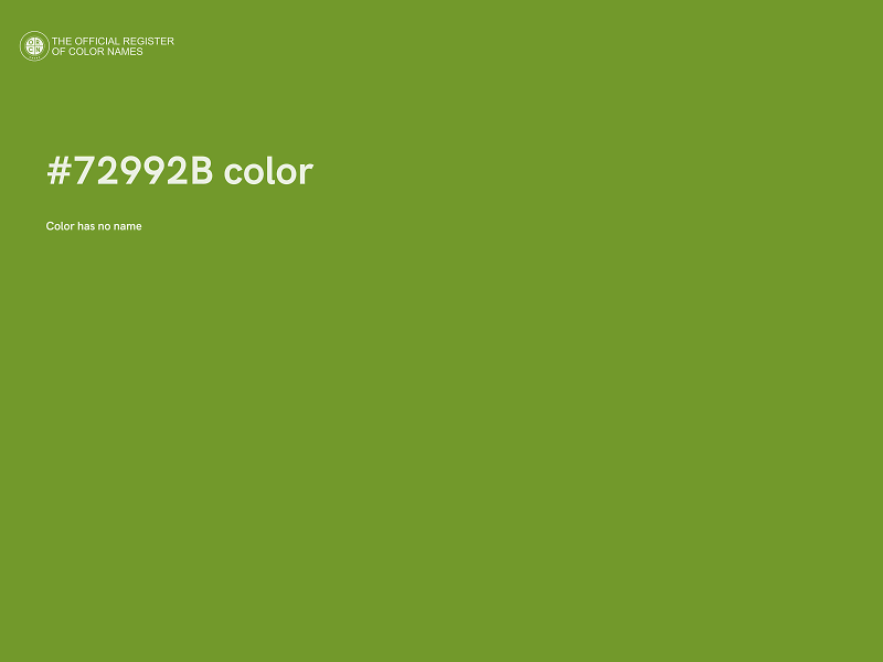 #72992B color image