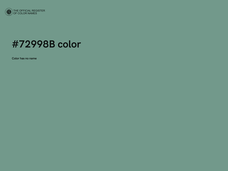 #72998B color image