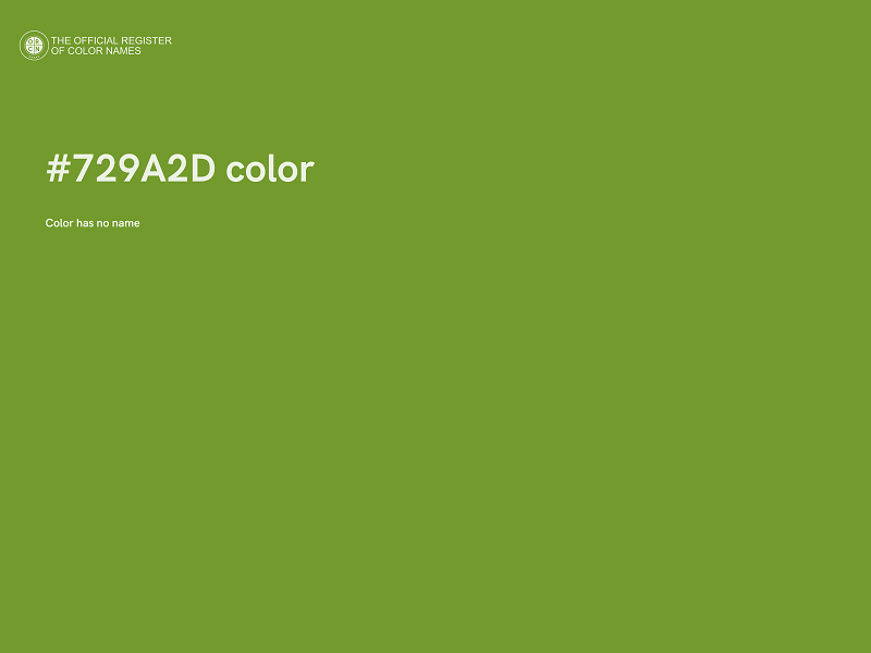 #729A2D color image