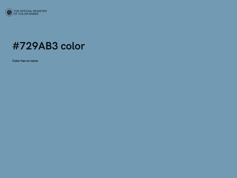 #729AB3 color image