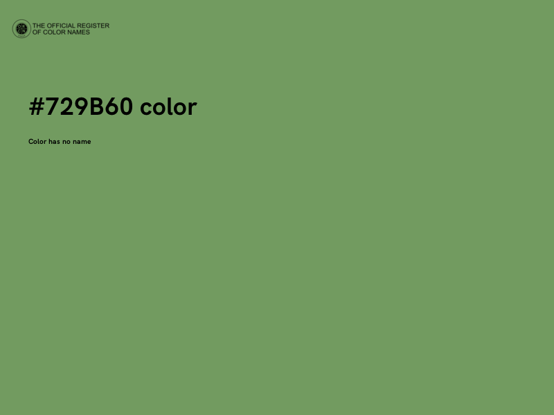 #729B60 color image