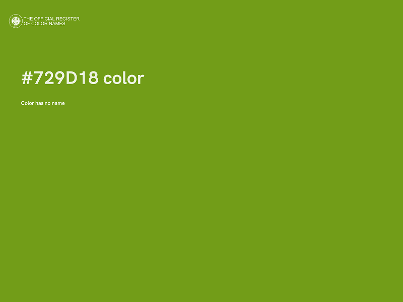 #729D18 color image