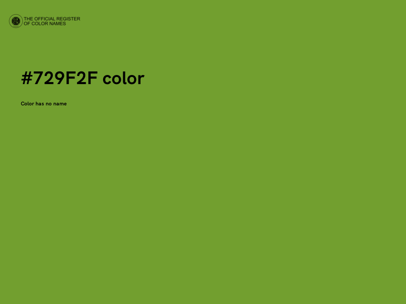 #729F2F color image