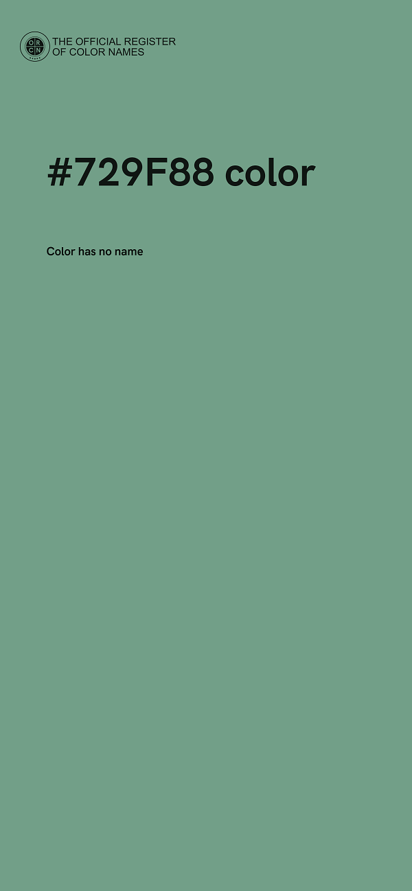 #729F88 color image