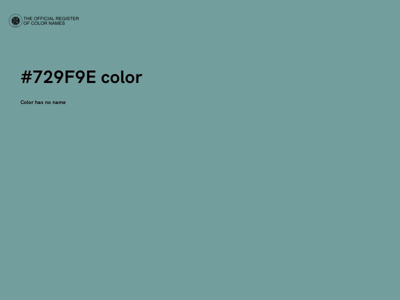 #729F9E color image