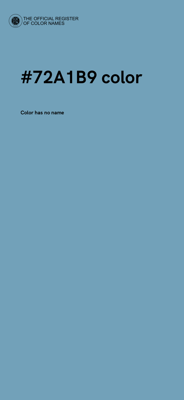 #72A1B9 color image