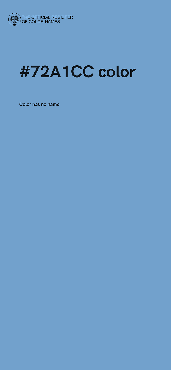 #72A1CC color image