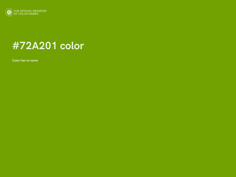 #72A201 color image