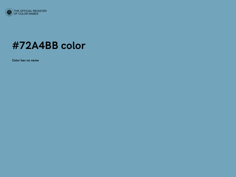 #72A4BB color image