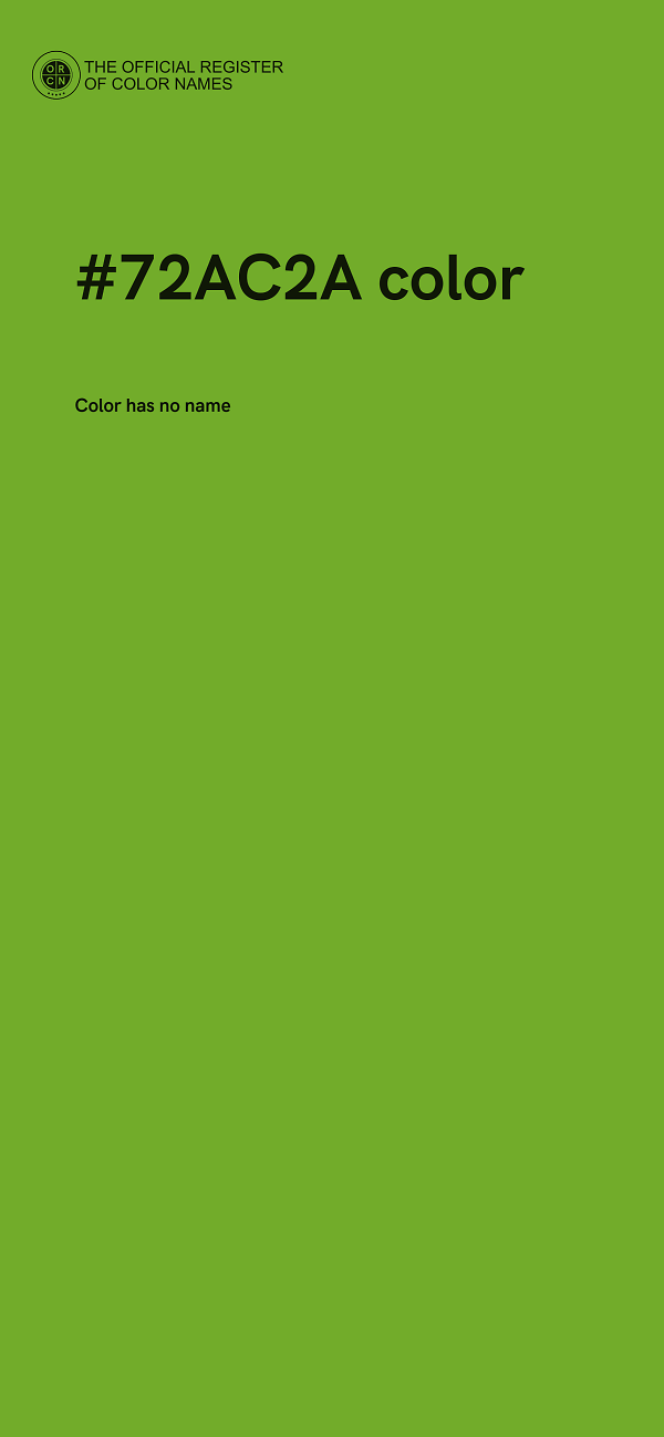 #72AC2A color image