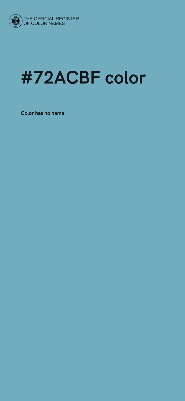 #72ACBF color image