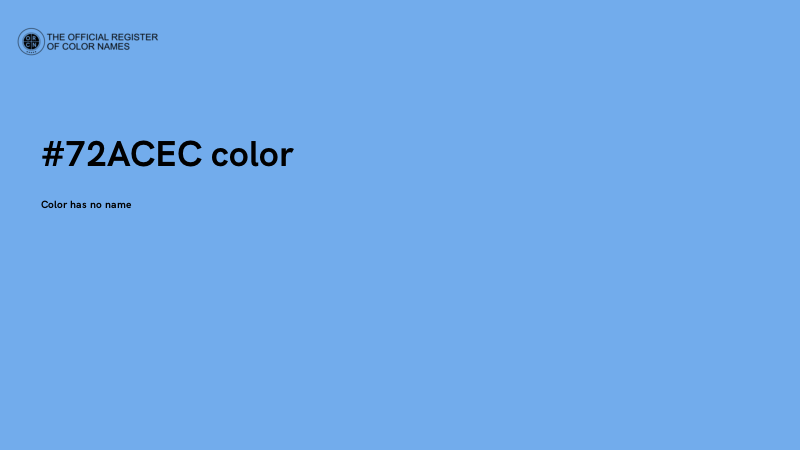 #72ACEC color image