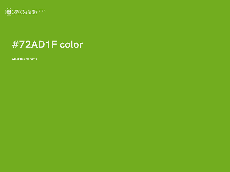 #72AD1F color image