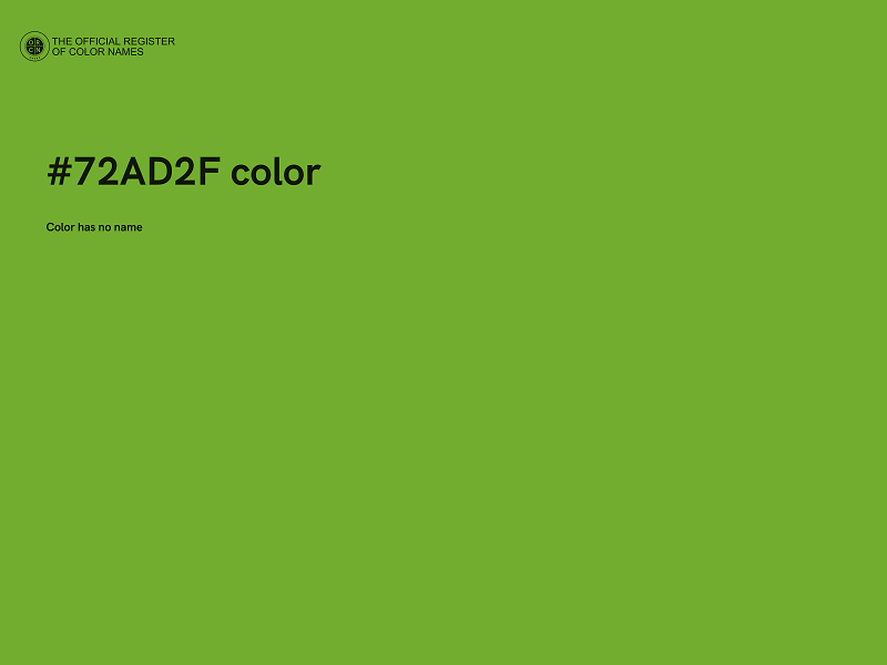 #72AD2F color image