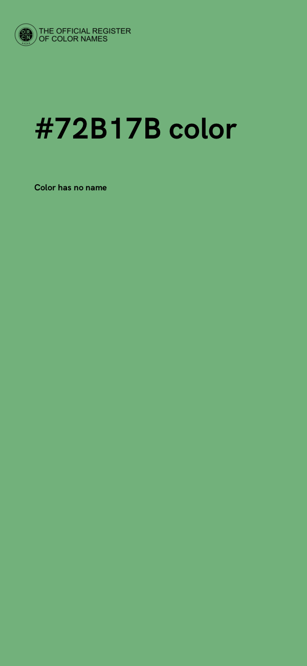 #72B17B color image