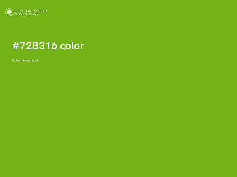 #72B316 color image