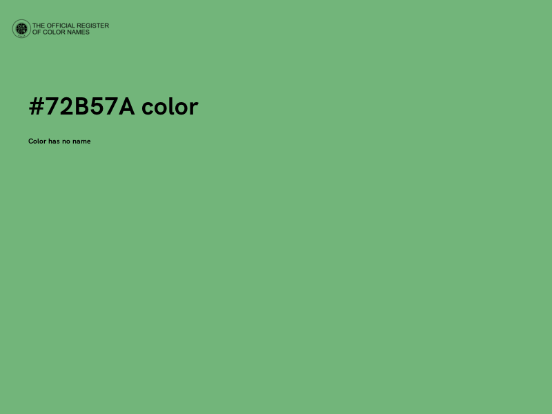 #72B57A color image