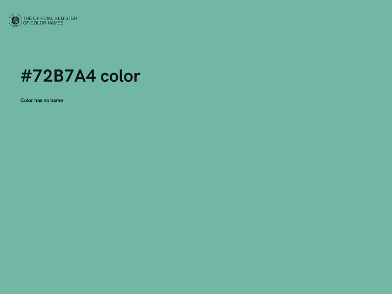 #72B7A4 color image