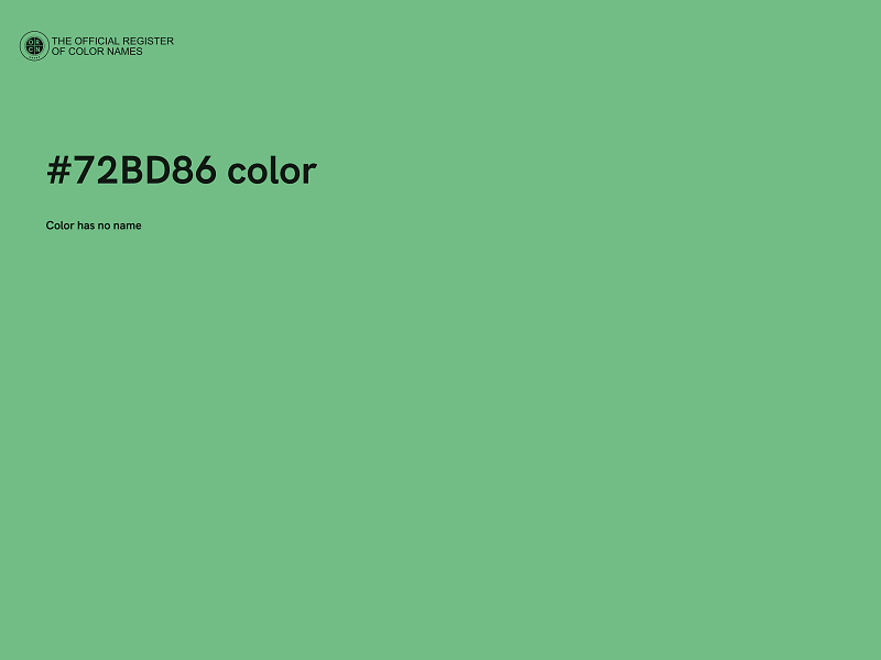 #72BD86 color image
