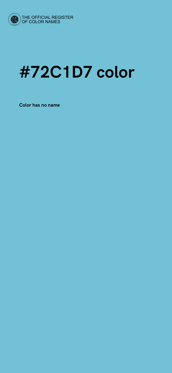 #72C1D7 color image