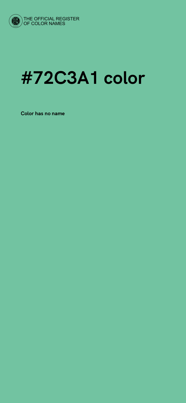 #72C3A1 color image
