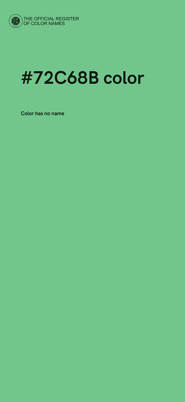 #72C68B color image