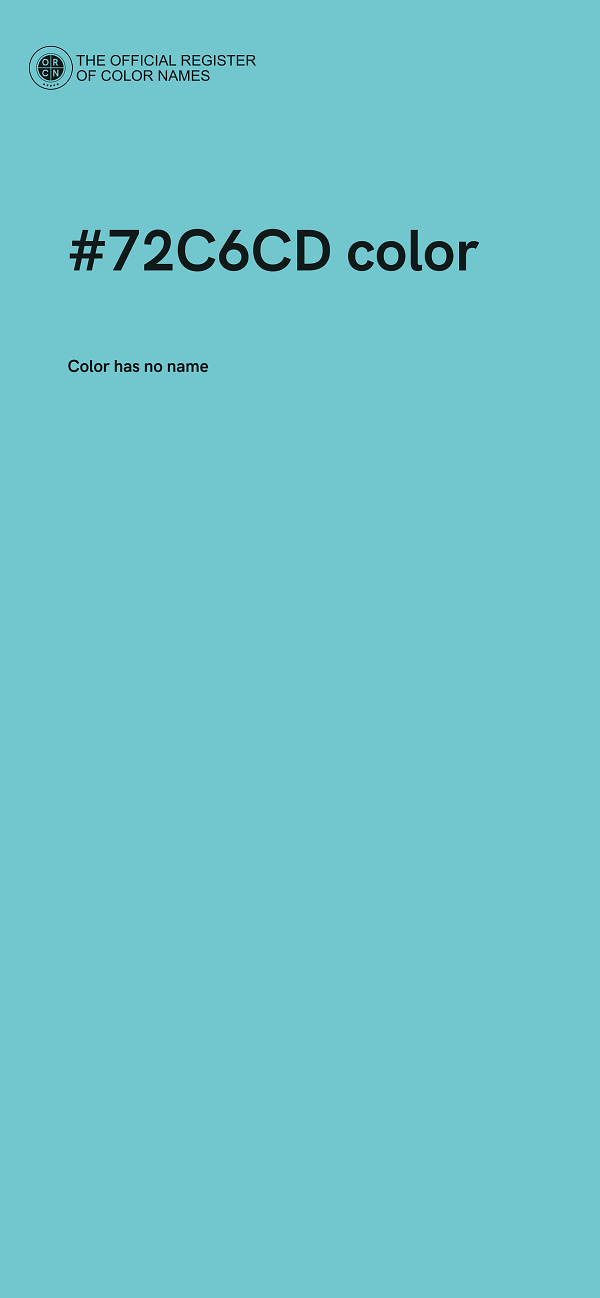 #72C6CD color image