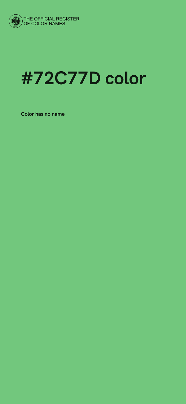#72C77D color image