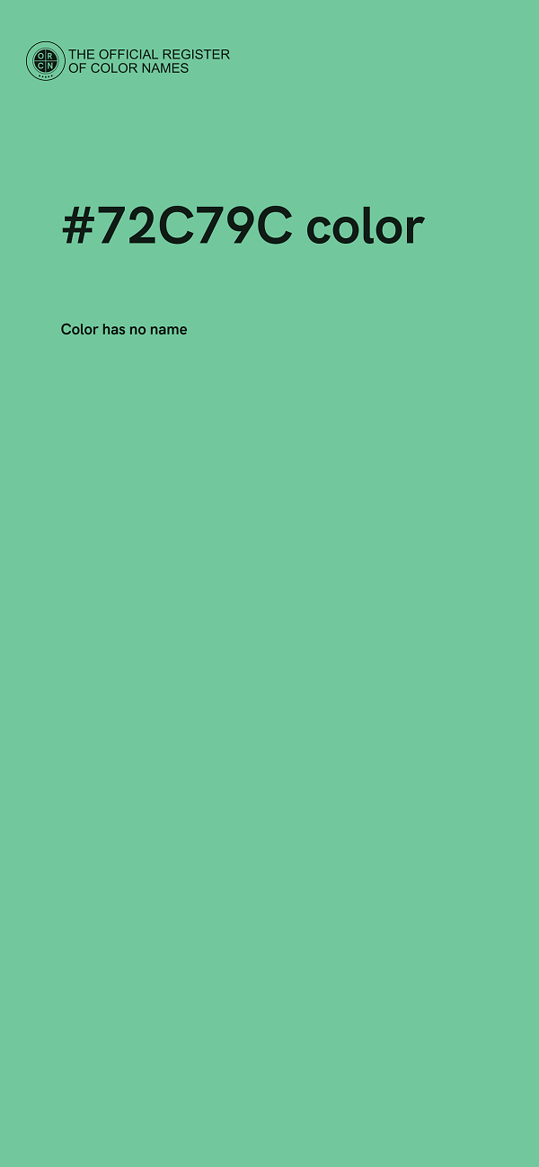 #72C79C color image