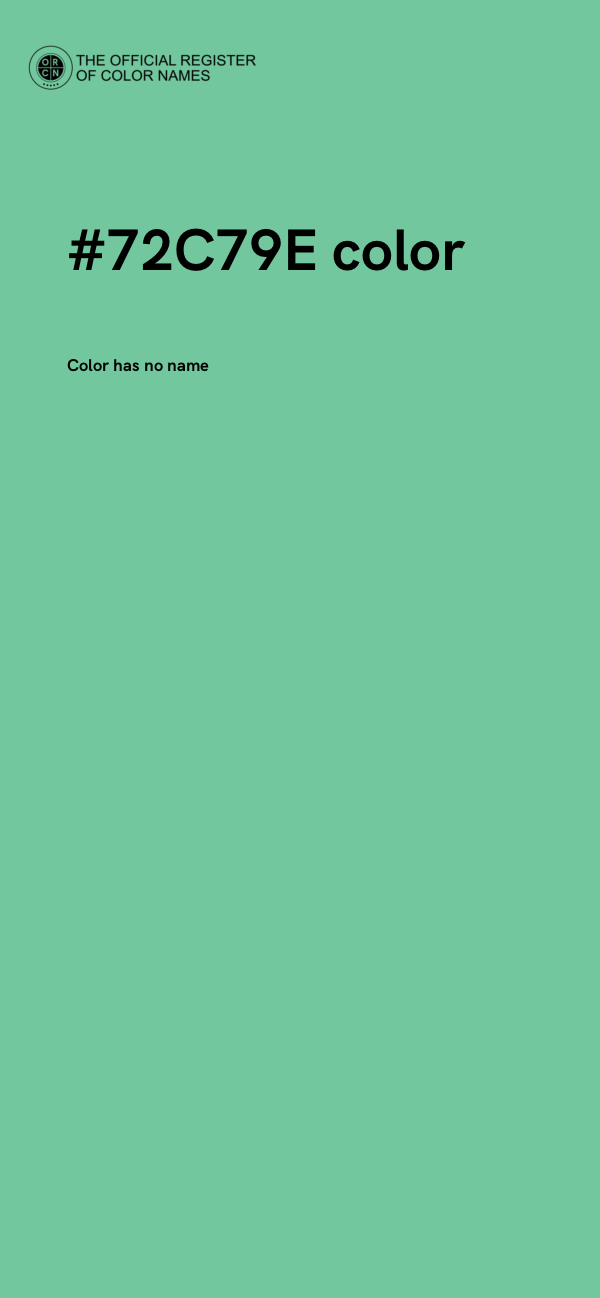 #72C79E color image