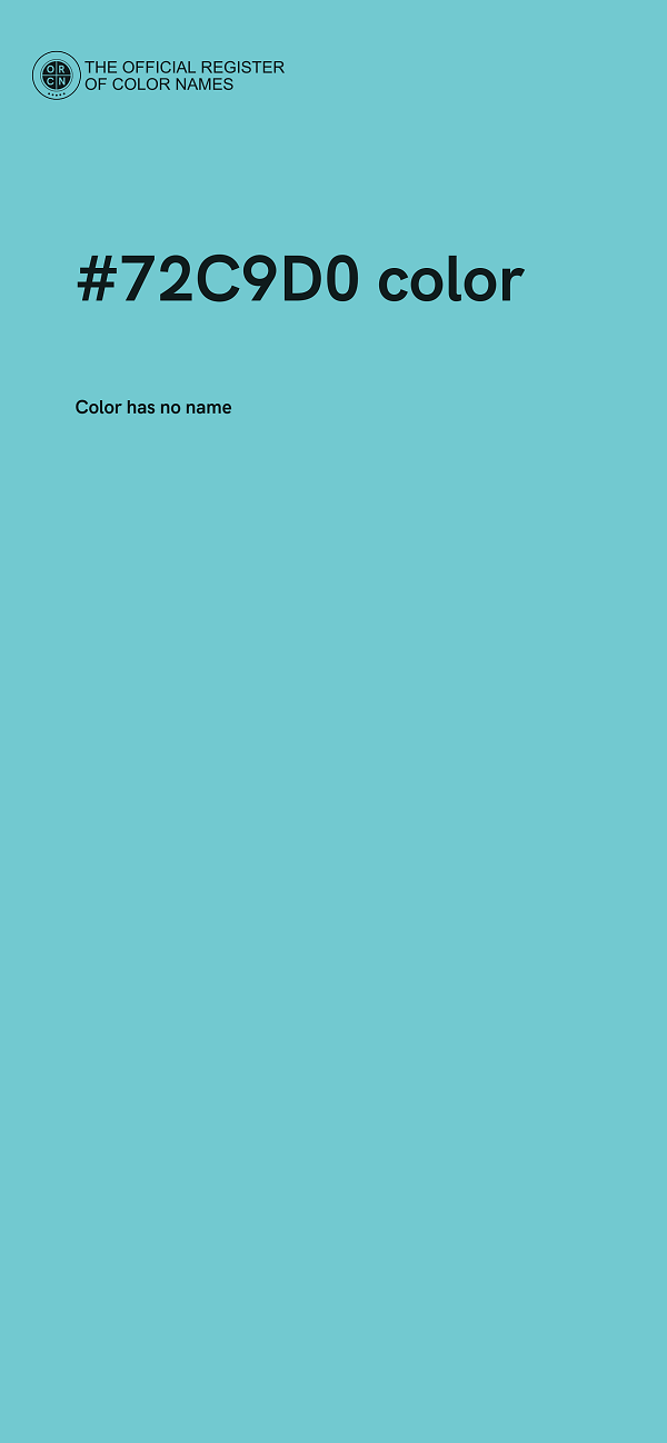 #72C9D0 color image