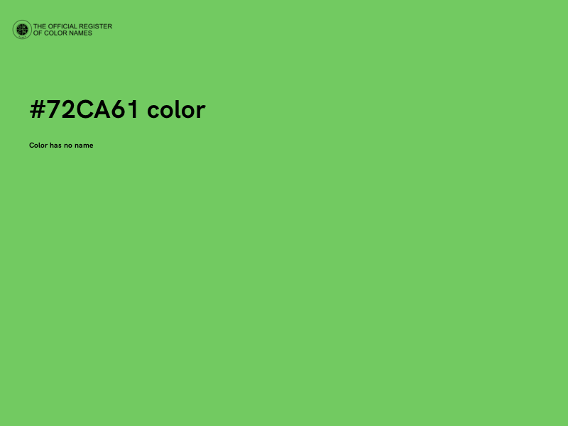 #72CA61 color image