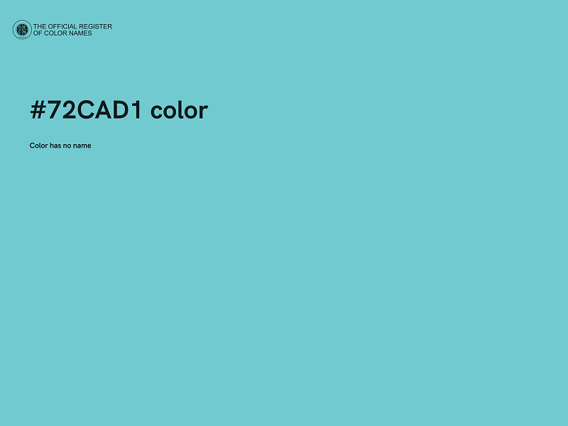 #72CAD1 color image