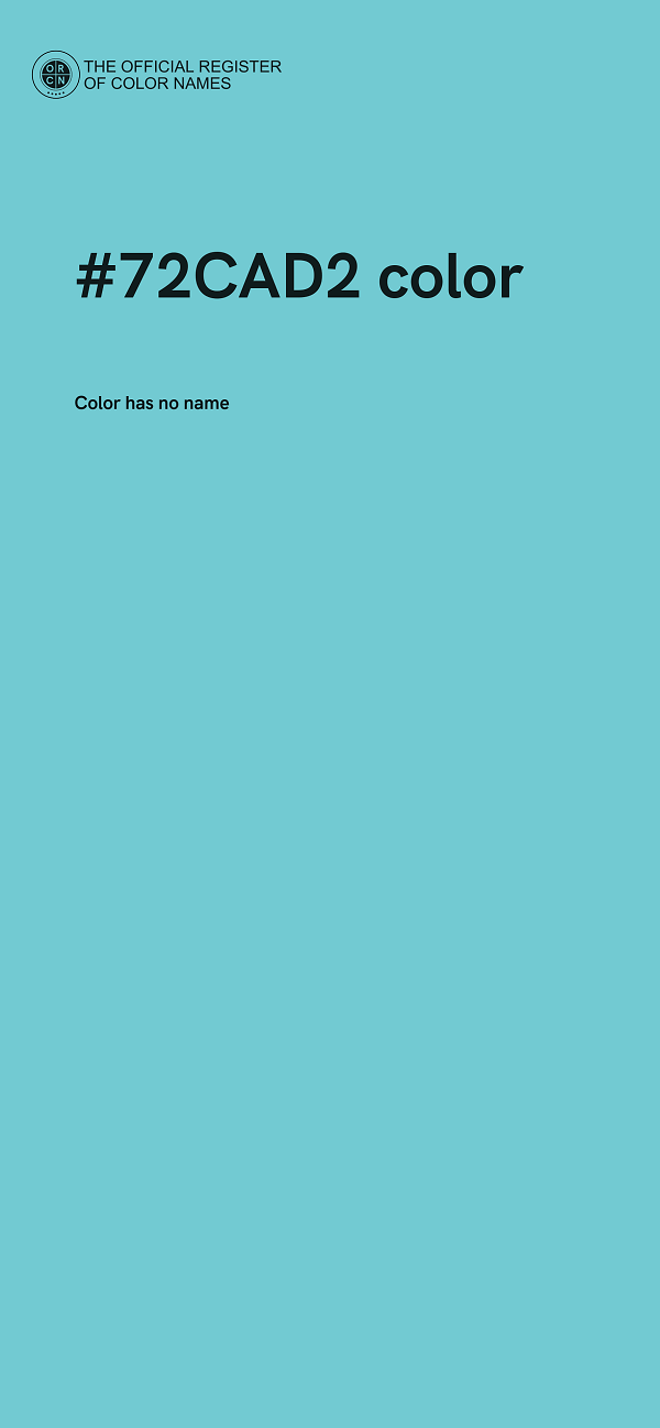 #72CAD2 color image