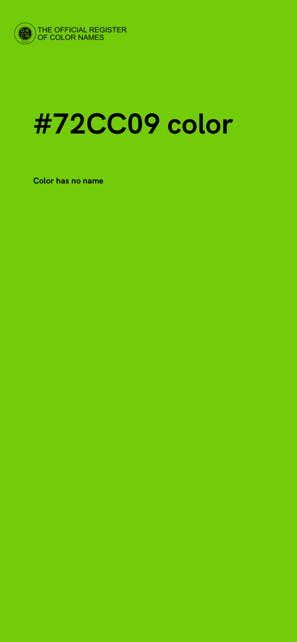 #72CC09 color image