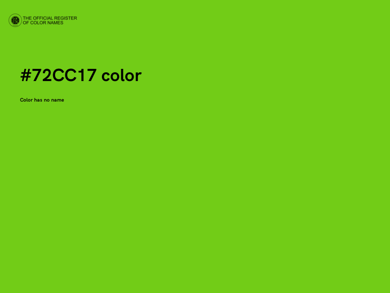 #72CC17 color image