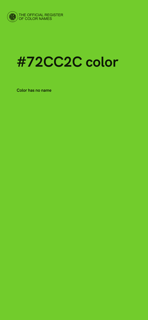#72CC2C color image
