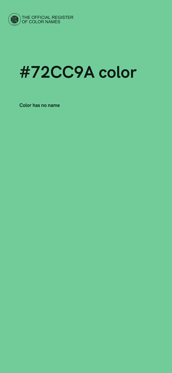 #72CC9A color image
