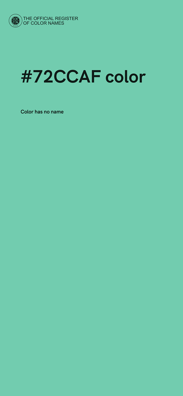 #72CCAF color image