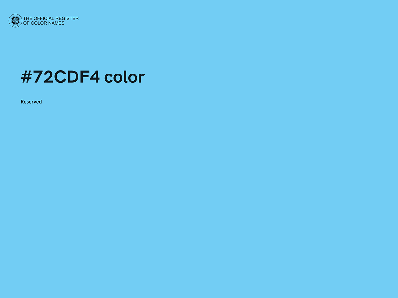 #72CDF4 color image