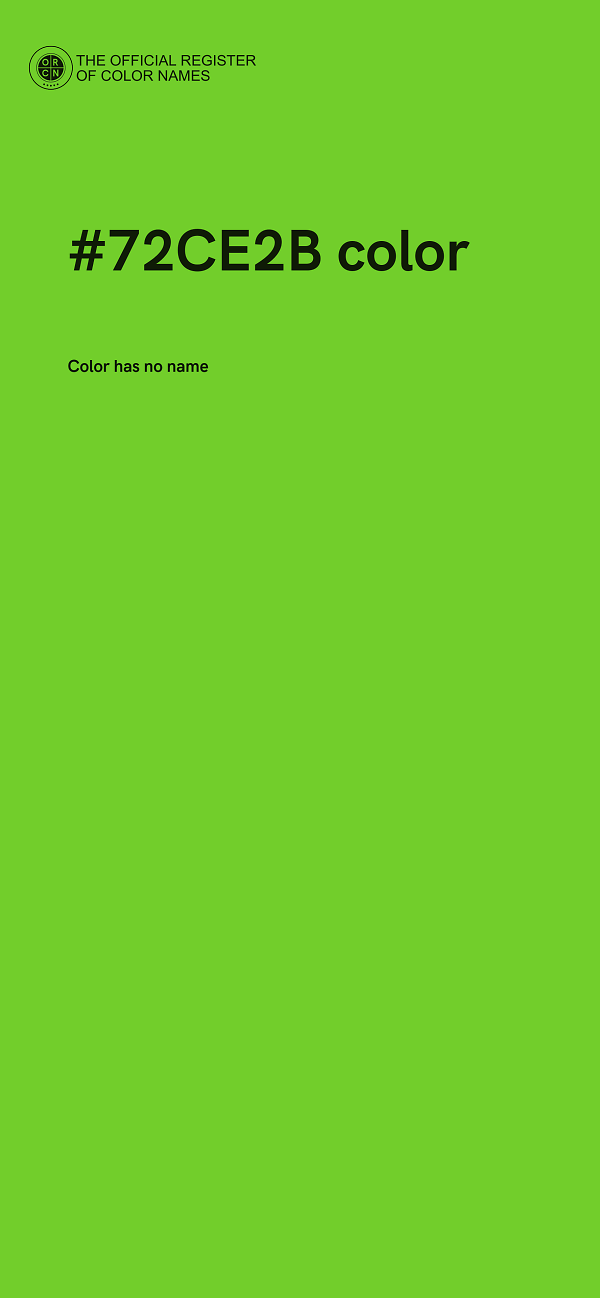 #72CE2B color image